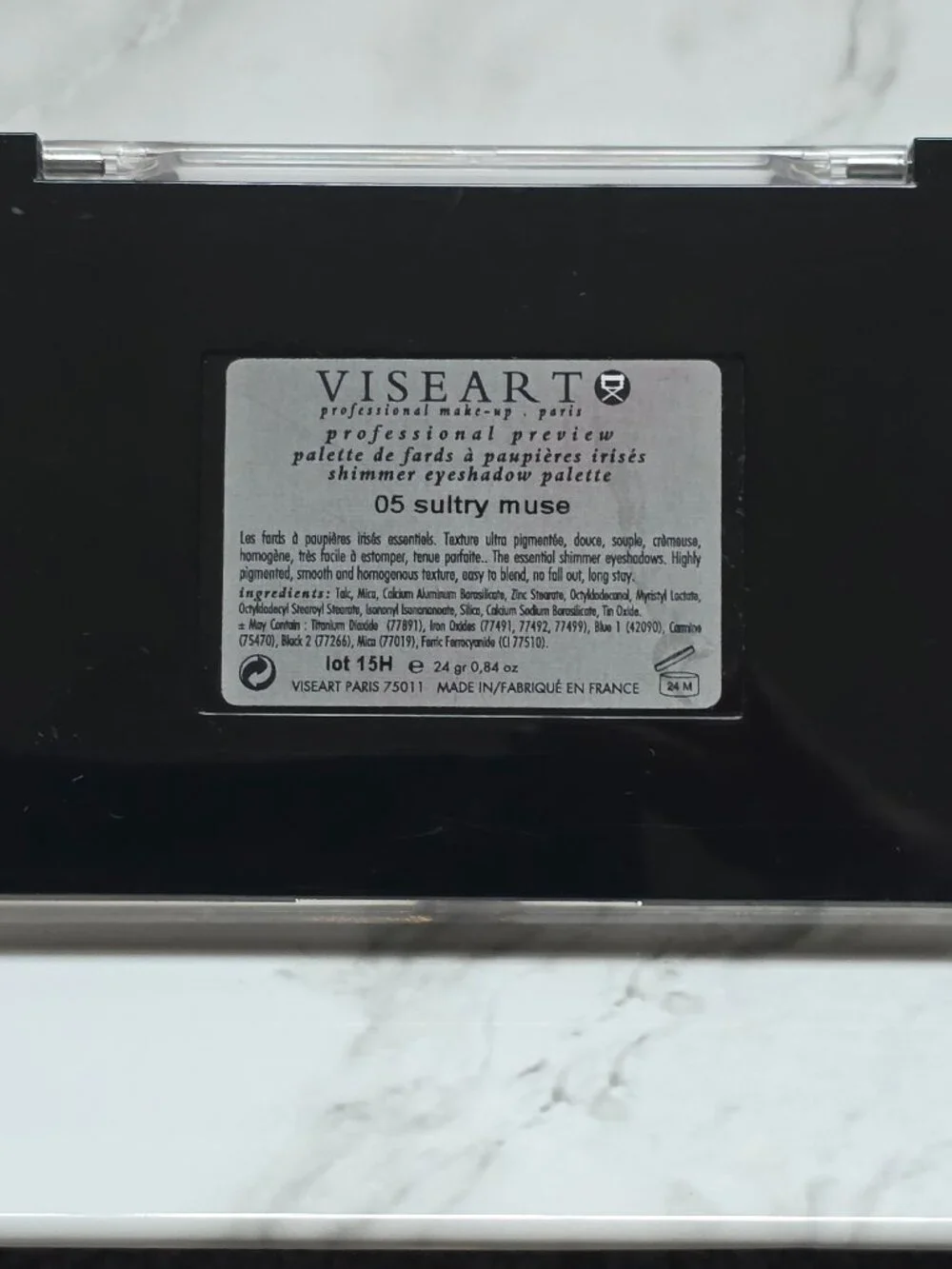 Viseart 05 SULTRY MUSE Shimmer EyeShadow Palette